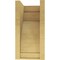 Ekena Millwork 10"W x 10"D x 20"H Wide Rivera Rough Cedar Woodgrain TimberThane Corbel, Primed Tan CORUR10X10X20RIVRCPR - alternate 5